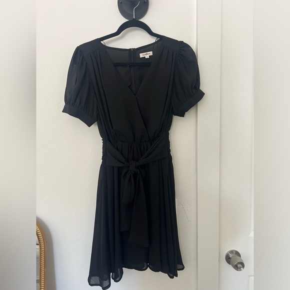 Black mini dress for wedding or evening out - Picture 1 of 1
